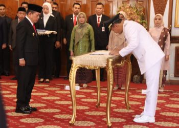 Lantik Pj.Bupati Kerinci, Gubernur Al Haris Tegaskan Tugas Kawal Pemilu Serentak Tahun 2024