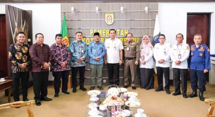 Pemkab Tanjab Barat Gali Best Practice Penanganan Bencana Di Kota Banjar Baru