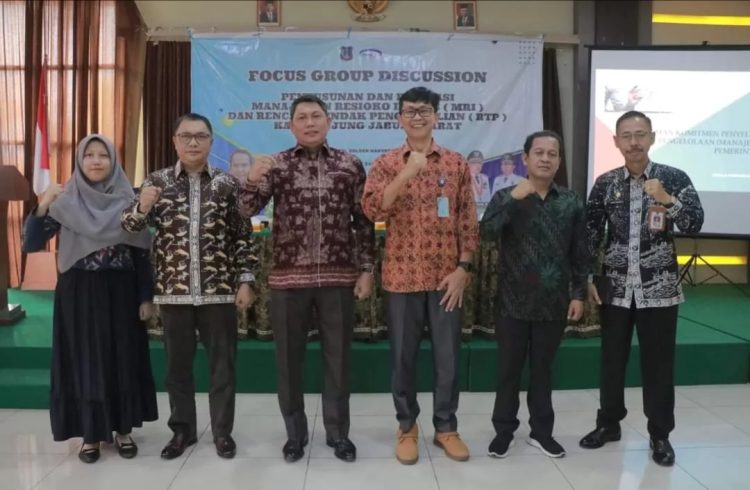 Bersama BPKP Jambi, Inspektorat Tanjab Barat Gelar FGD Penyusunan MRI dan RTP