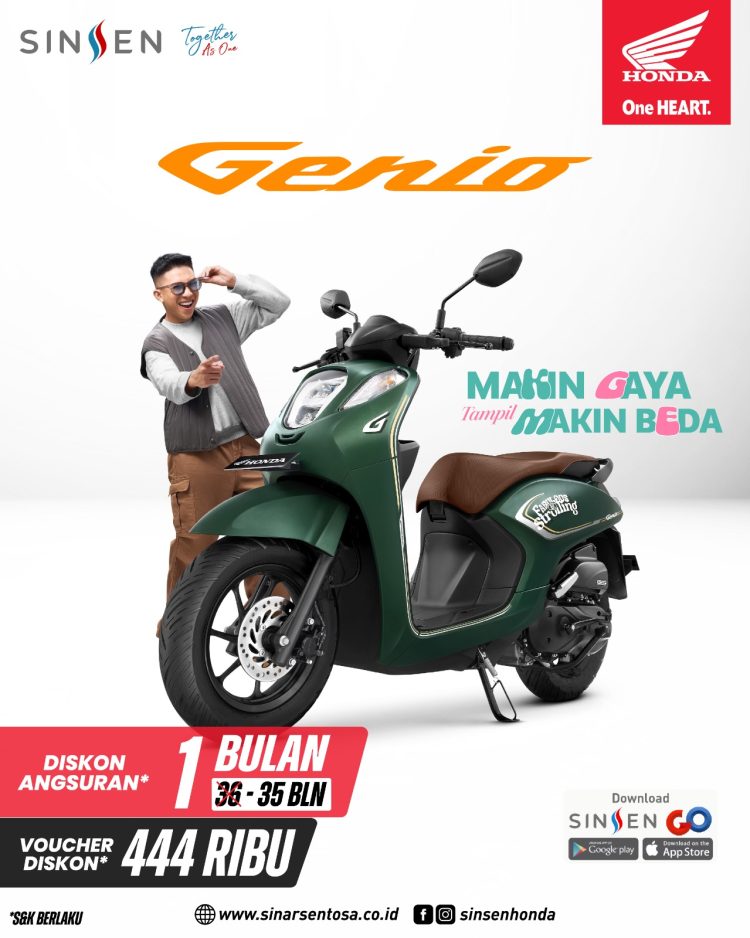 Saatnya Tampil Lebih Gaya dan Berbeda dengan Honda Genio