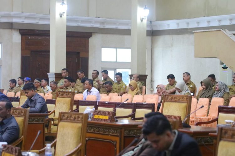Gelar Paripurna, Fraksi Gerindra Soroti Infrastruktur dan Belanja Daerah di Tanjabtim