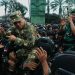 Semangat berkobar saat Upacara pemberangkatan, Satgas Yonif 142/KJ siap bertugas di wilayah Papua