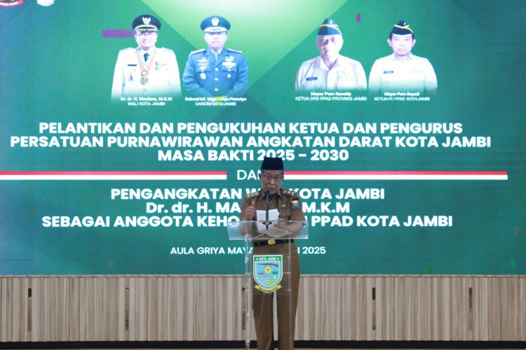 Hadiri Pelantikan Persatuan Purnawirawan Angkatan Darat, Wagub Sani Tekankan Menjaga Keutuhan NKRI