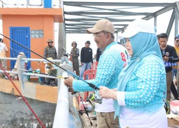 Semarak HUT RI & HUT Tanjab Barat; Pemkab Gelar Lomba Mancing Antar Forkopimdan dan OPD