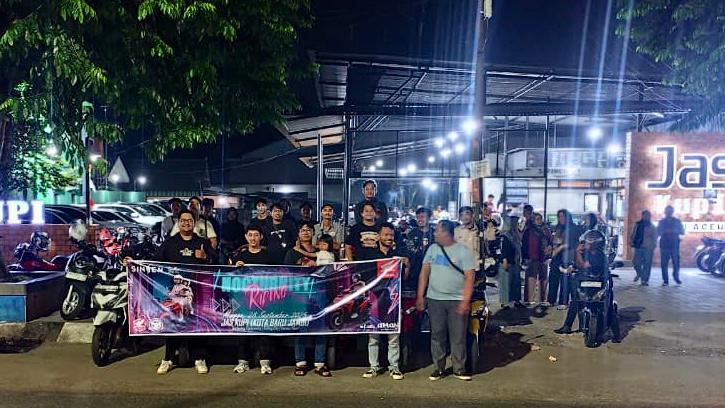 Nocturnity Riding Jilid II Satukan Komunitas Honda Jambi