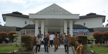 Wagub Sani Tinjau Persiapan Lokasi MTQ Ke-54 Tingkat Provinsi Jambi di Kabupaten Muara Jambi