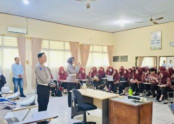 Satgas Preemtif OPS Zebra Siginjai 2025 Ditlantas Polda Jambi Gelar Police Goes to Campus di Poltekkes Jambi