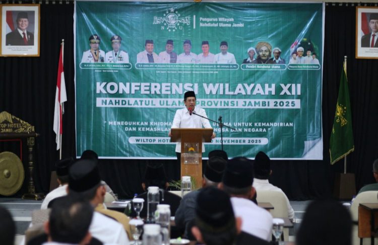 Konferwil Ke-XII PWNU Jambi, Tetapkan Kembali KH. Ishaq, HT dan HM. Iskandar, M.Si  Sebagai  Ketua masa khidmat 2025 – 2030